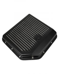 RTS Transmission Pan Aluminium Black Machined Finned Chev Holden TH350