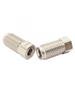 Aeroflow S/Steel Inverted Flare Tube Nut 7/16"-20 to 3/16" Hard Line
