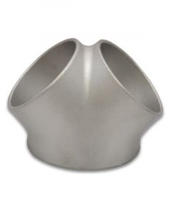 Vibrant Performance Cast 2-in-1 Y Collector; 3" Inlet; 2.5" x 2.5" Outlet