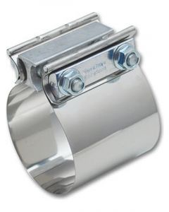 Vibrant Performance Easy Seal Exhaust Sleeve Clamp for 2" OD Tubing Polished