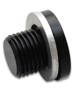 Vibrant Performance Metric Port Plug; Size: M10 x 1.0; includes Crush Washer