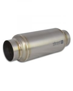 Vibrant Performance Muffler Universal Titanium Natural 2.50 in. Inlet 2.…