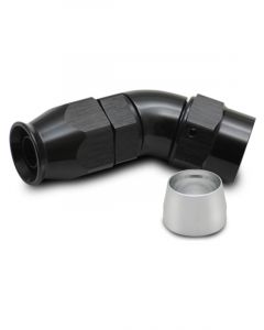Vibrant Performance Fitting Hose End Full Flow PTFE 45 Degree Reusable -…