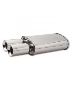 Vibrant Performance Streetpower Series Muffler with Tip Mirror Polished