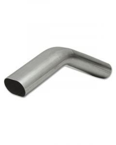 Vibrant Performance 45 (vertical) Oval Mandrel Bend, 3" Stainless Steel