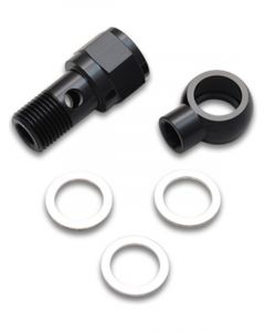 Vibrant Performance Chevrolet LS Engine Oil Pressure Banjo Adapter Black