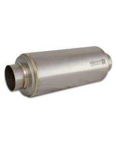 Vibrant Performance Resonator, 4.00" Inlet/Outlet x 16.00" Long Titanium