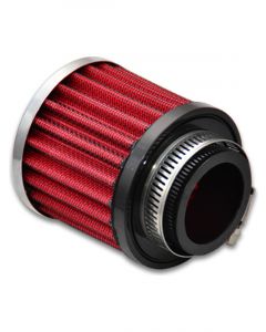 Vibrant Performance Crankcase Breather Filter w/ Chrome Cap, 1.5" Inlet ID