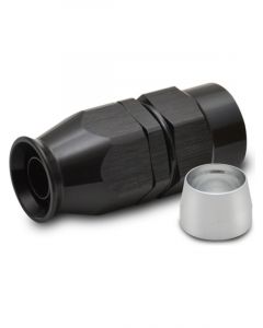 Vibrant Performance High Flow Hose End Fitting for PTFE Lined Flex Hose, -8AN
