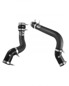 AFE BladeRunner 3in Black Intercooler Tubes Hot & Cold Side Kit for