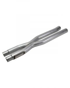 BBK 15-20 Ford Mustang GT 5.0L Resonator Delete X-Pipe For Use w/Shorties