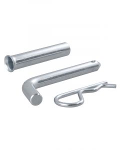 Curt 1/2in Hitch Pin w/5/8in Adapter 1-1/4in or 2in Receiver Zinc Packag