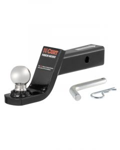 Curt Fusion Ball Mount w/2in Ball 2in Shank 7500lbs 4in Drop