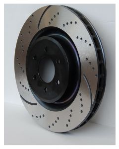 EBC 02 Cadillac Escalade 5.3 Akebono rear caliper GD Sport Front Rotors