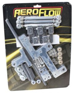 Aeroflow Series 4150 Dual Carburettor Blower Linkage Kit Chrome