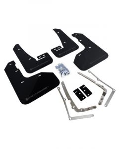 Rally Armor 2015-2017.5 VW Golf R UR Black Mud Flap w/ Grey Lo