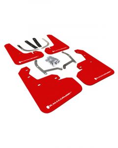 Rally Armor 17+ For Subaru Impreza UR Red Mud Flap w/ White Logo