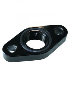 Aeroflow Turbo Drain Adapter -10AN ORB Outlet 51mm Bolt Centre Black