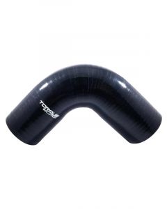 Torque Solution 90 Silicone Elbow: 2.5" Black Universal