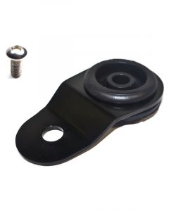 Torque Solution Radiator Mount w/ Insert Black : For Mitsubishi Evo