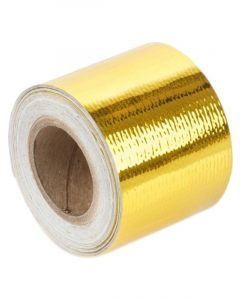 Torque Solution Gold Reflective Heat Tape Universal 2inx30ft