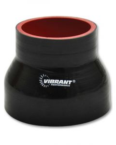 Vibrant Performance Reducer Coupler, 3.00" ID x 2.75" ID x 4.50" Long - Black