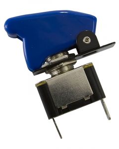 Aeroflow Blue Covered Rocket / Missile Switch 12V 20A