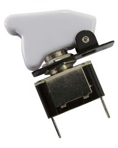 Aeroflow White Covered Rocket / Missile Switch 12V 20A