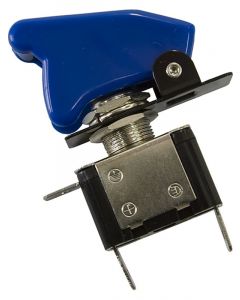 Aeroflow Blue Covered Led Rocket / Missile Switch 12V 20A