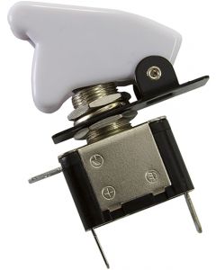 Aeroflow White Covered Led Rocket / Missile Switch 12V 20A
