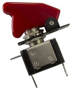 Aeroflow Red Covered Led Rocket / Missile Switch 12V 20A