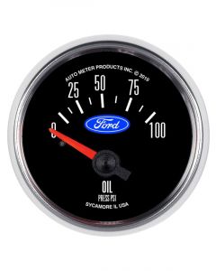 Autometer For Ford 2-1/16in. 100 PSI Electric Oil Pressure Gauge