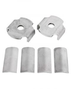 BMR For 15-17 S550 Mustang Rear Cradle Steel Inserts Only Bushing Kit Ba…