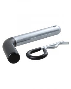 Curt 5/8in Hitch Pin 2in Receiver Zinc w/Rubber Grip