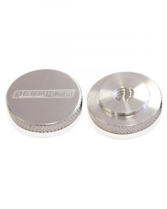Aeroflow Polished Billet Air Cleaner Nut Low Profile 1/4"  UNC