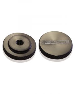 Aeroflow Billet Air Cleaner Nut Low Profile 5/16" UNC  Black