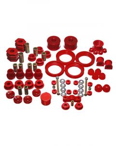 Energy Suspension Master Bushing Set For 96-00 Honda Civic/CRX Red Hyper-Flex