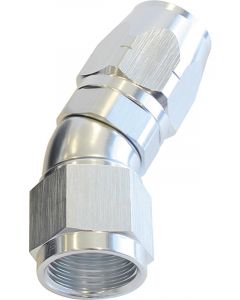Aeroflow 550 Series Cutter Swivel 30 Degree Hose End -6AN Silver