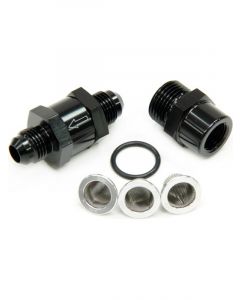 Aeroflow Inline Fuel & Oil Filter -3 inc 30, 80 & 150 Micron Element AF608-03BLK