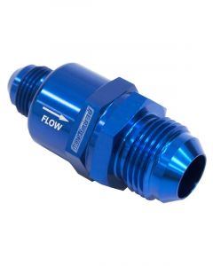 Aeroflow One Way Stepped Check Valve -12AN to -8AN, Blue