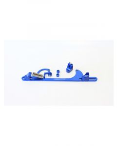 Aeroflow Billet Throttle Cable Bracket 4150 Style Blue
