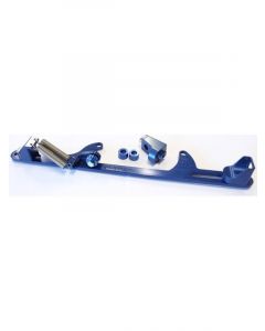 Aeroflow Billet Throttle Cable Bracket 4500 Dominator Style Blue