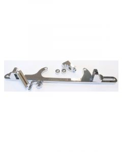 Aeroflow Billet Throttle Cable Bracket 4500 Dominator Style Chrome