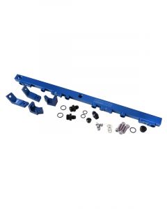 Aeroflow Billet EFI Fuel Rails Blue For Ford BA-BF 4.0L DOHC 6 Cyl .