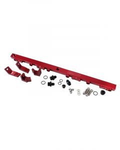 Aeroflow Billet EFI Fuel Rails Red For Ford BA-BF 4.0L DOHC 6 Cyl
