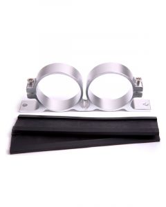Aeroflow Bosch Dual Fuel Pump Bracket Silver AF64-2015S)