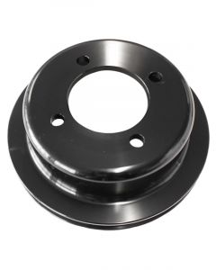 Aeroflow Billet Crankshaft Pulley Black For Ford 302-351C 4-Bolt