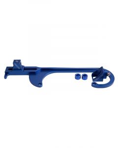 Aeroflow Billet Throttle Cable Bracket 4150 Style Blue