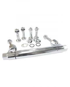Aeroflow Adjustable Billet Fuel Log Chrome
