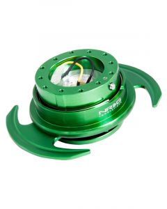 NRG Quick Release Kit Gen 3.0 Green Body / Green Ring w/Handles